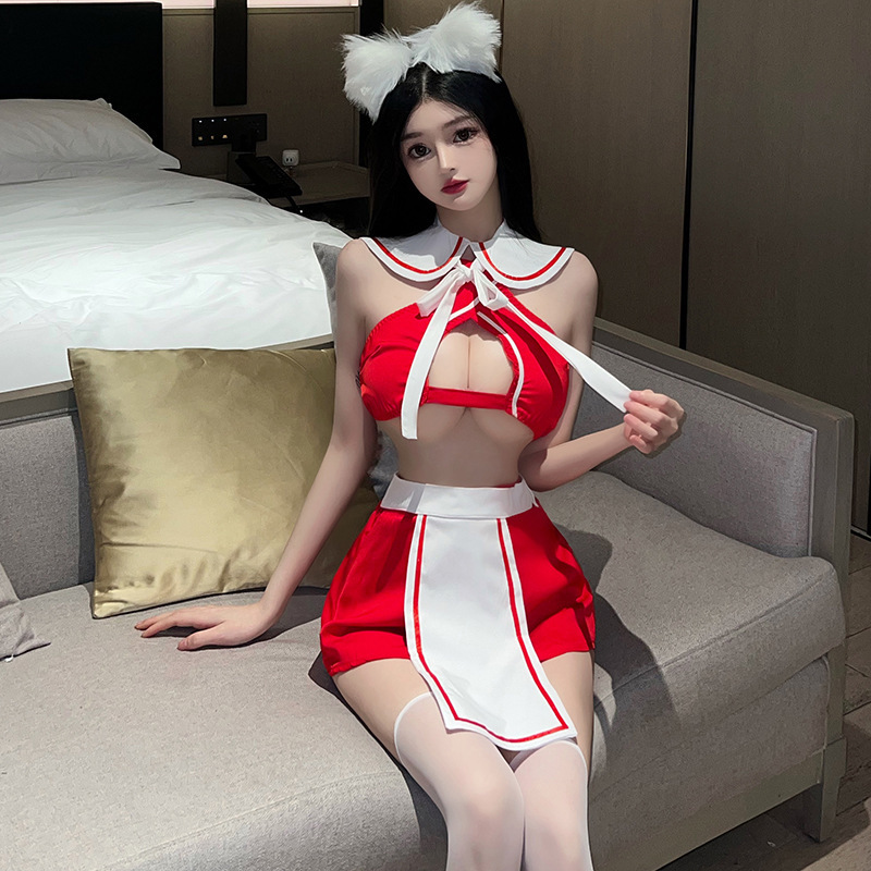 Japanese Sexy Girl Cosplay Maid Costume Nightclub Party Sexy Sailor Maid Uniform Exotic Role Play Maid Dress Sexy Lingerie