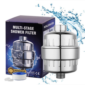 High Quality 15 18 20 Stage Shower Head Filter Remove Chlorine and Water Softener Filtered Replacement With Vitamin C