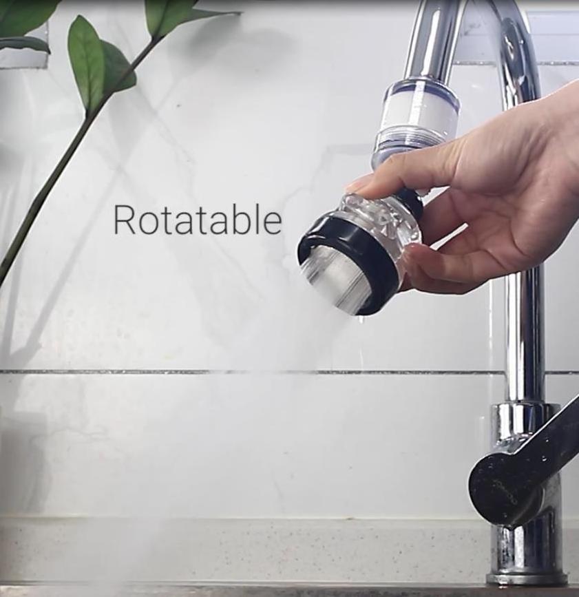 Kitchen Accessory Three-way switch  Hard Water Purifier Removing Lime Scale Faucet Water Filter