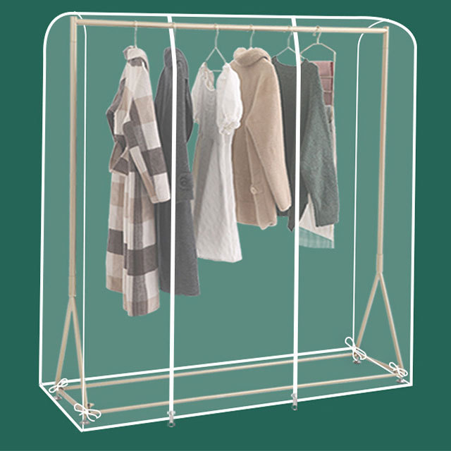 Garment Bags For Hanging Clothes, Clear Garment Rack Cover, Clothes Rack Cover For Storage