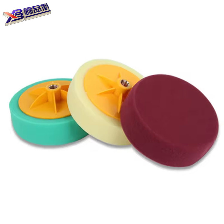 Car Wax Sponge Microfiber Customized Car Polish 6 Inch   Foam Polishing Pad