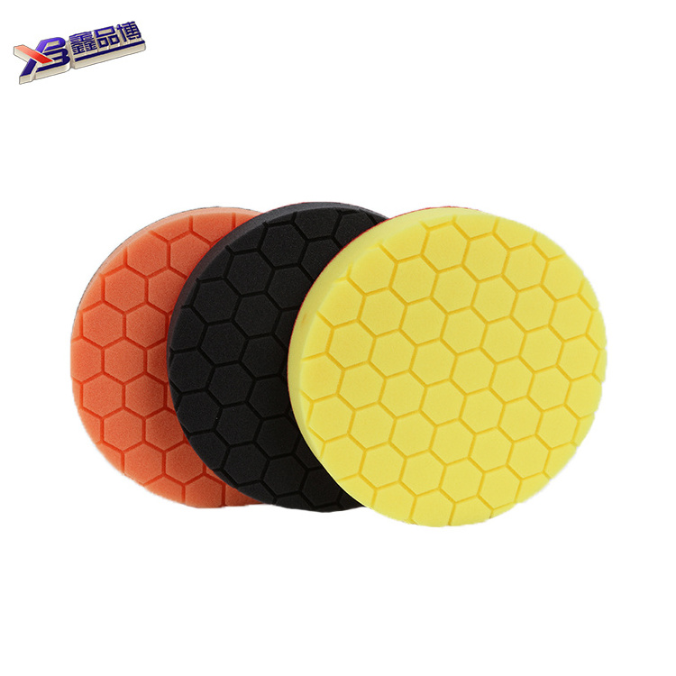 Car polishing pad Manufacturer supply custom label 3inch 5inch 6inch car care detailing buffing pad foam polishing pads