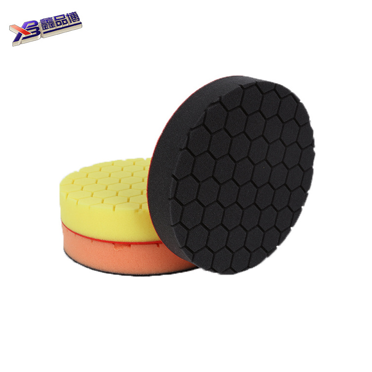 Car polishing pad Manufacturer supply custom label 3inch 5inch 6inch car care detailing buffing pad foam polishing pads