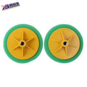 Car Wax Sponge Microfiber Customized Car Polish 6 Inch   Foam Polishing Pad