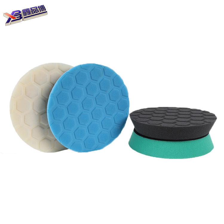 car paint polish products hand polishing machine detailing foam buffing pads bevel edge wax sponge automotive buffer polish pad