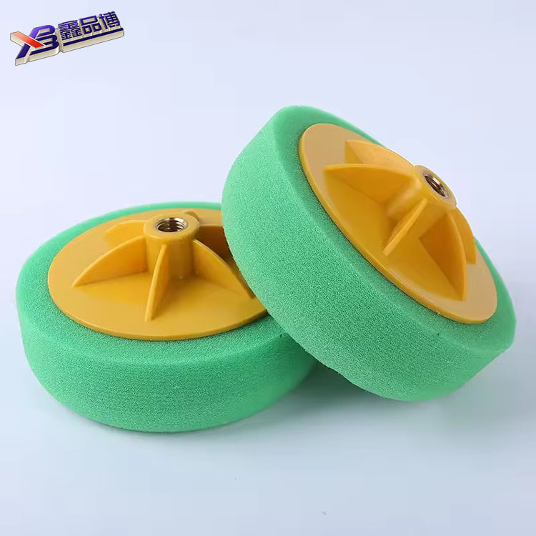 Car Wax Sponge Microfiber Customized Car Polish 6 Inch   Foam Polishing Pad