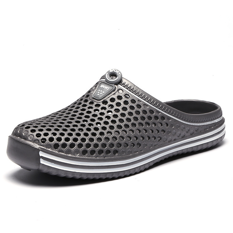 High Quality Men Garden Shoes Clogs Anti Slip Eva Black Bag Green Summer White Light Blue Flat Sandals Beach Water Shoes