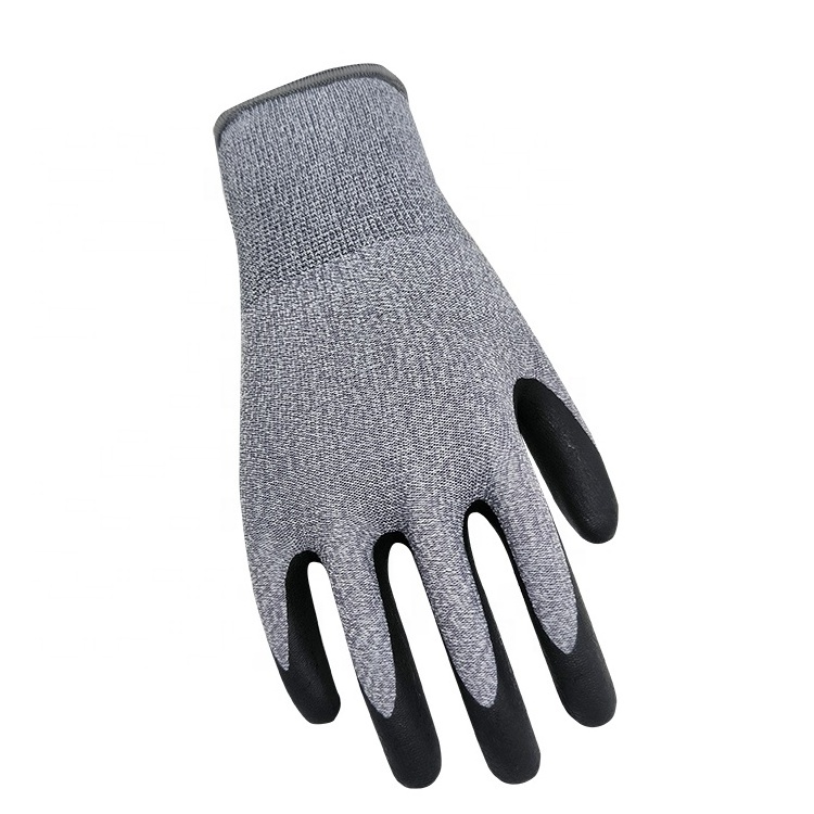 Factory hot sale NBR coated work gloves grip Industrial safety rubber glove construction industrial hand protective