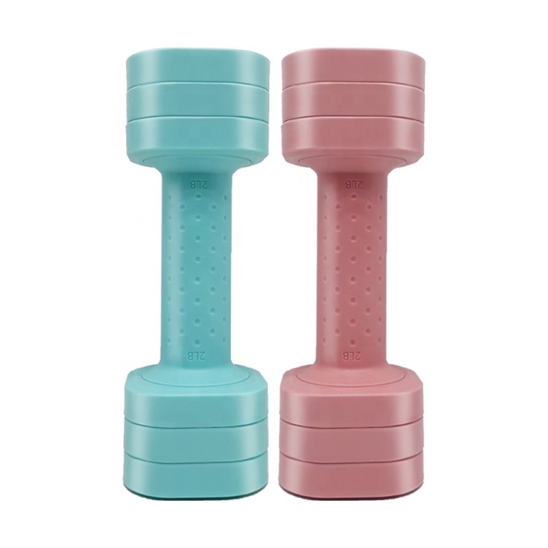 Factory wholesale Adjustable 10LB Dumbbell Exercise Arm Dumbbells 10LB/pair Home Gym Ladies Women Adjustable Dumbbells