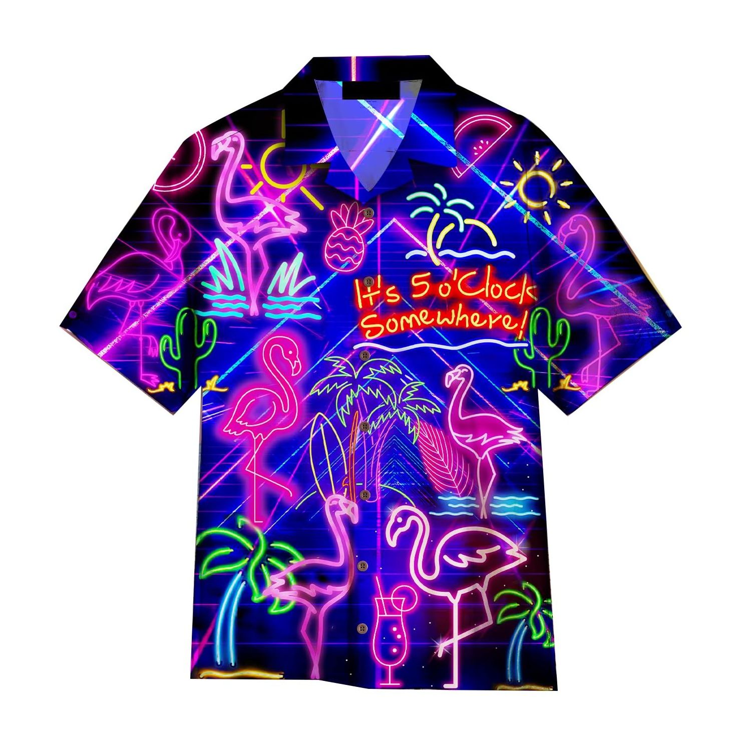 Customise Designed Hawaiian Shirt With Parrot Pattern Dropshipping Comfortable Breathable Clothing Casual Summer Haloha Shirt