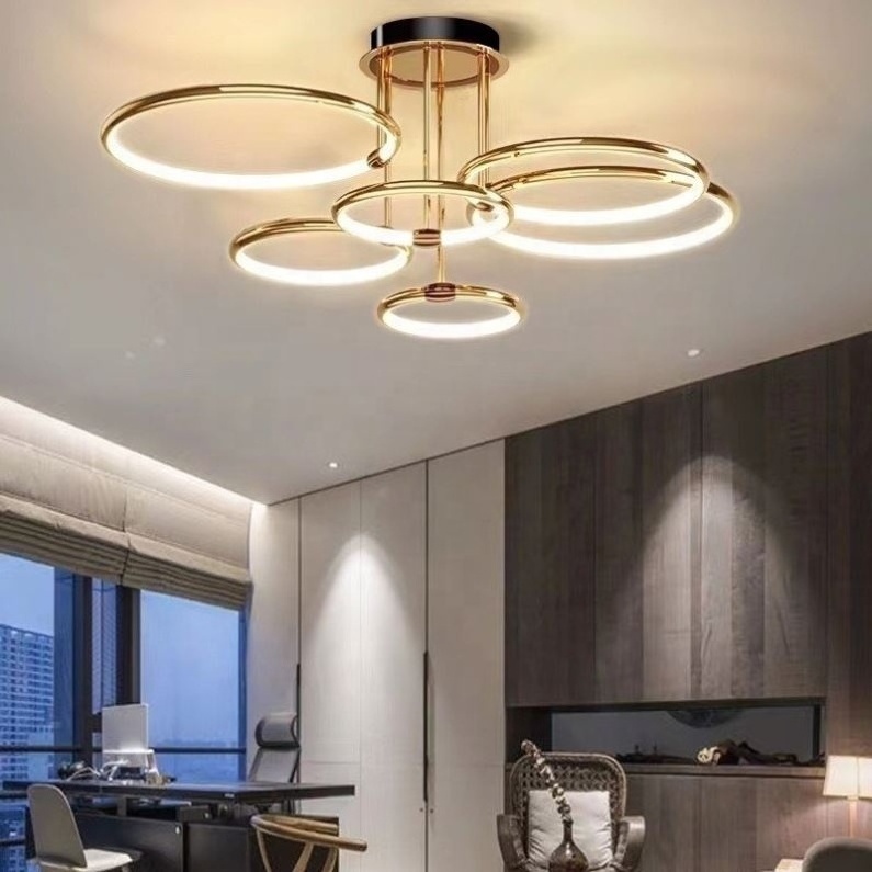 Modern Surface Mounted Pop Ceil Lamp Fixtures Lighting Home Led Chandelier Ceiling Light For Living Room Bedroom