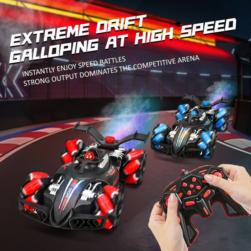 Hot Sale 2.4G F1 Formula racing High Speed Drift Stunt RC Car Cool light spray children's competitive toys remote control car