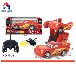 Customized New High-speed Electric RC Stunt Car Toys Remote Control Five-way Robot Deformation Toy Car