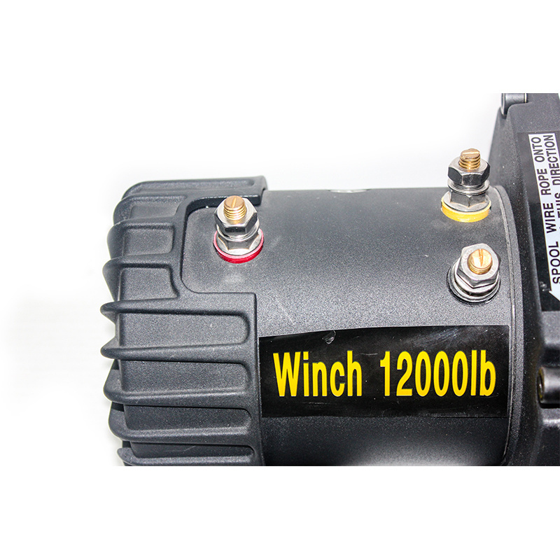 XINQI 4x4 Recovery Winch Electric Winch 12v 12000lb Synthetic Rope Towing Truck Off Road 4WD