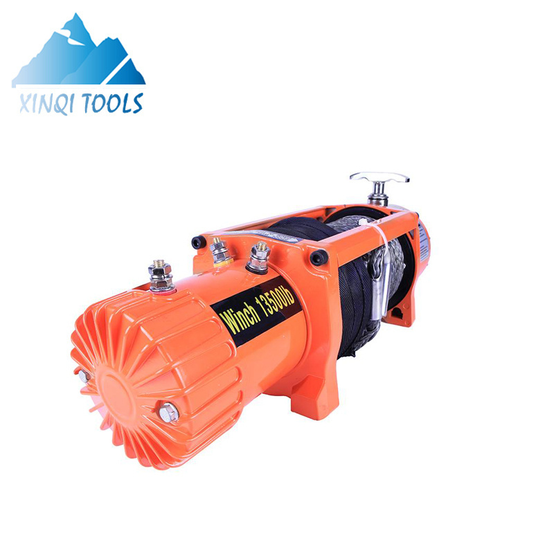 XINQI 13500lbs Heavy Duty 12v Electric Winch Used Capstan Winches For Sale