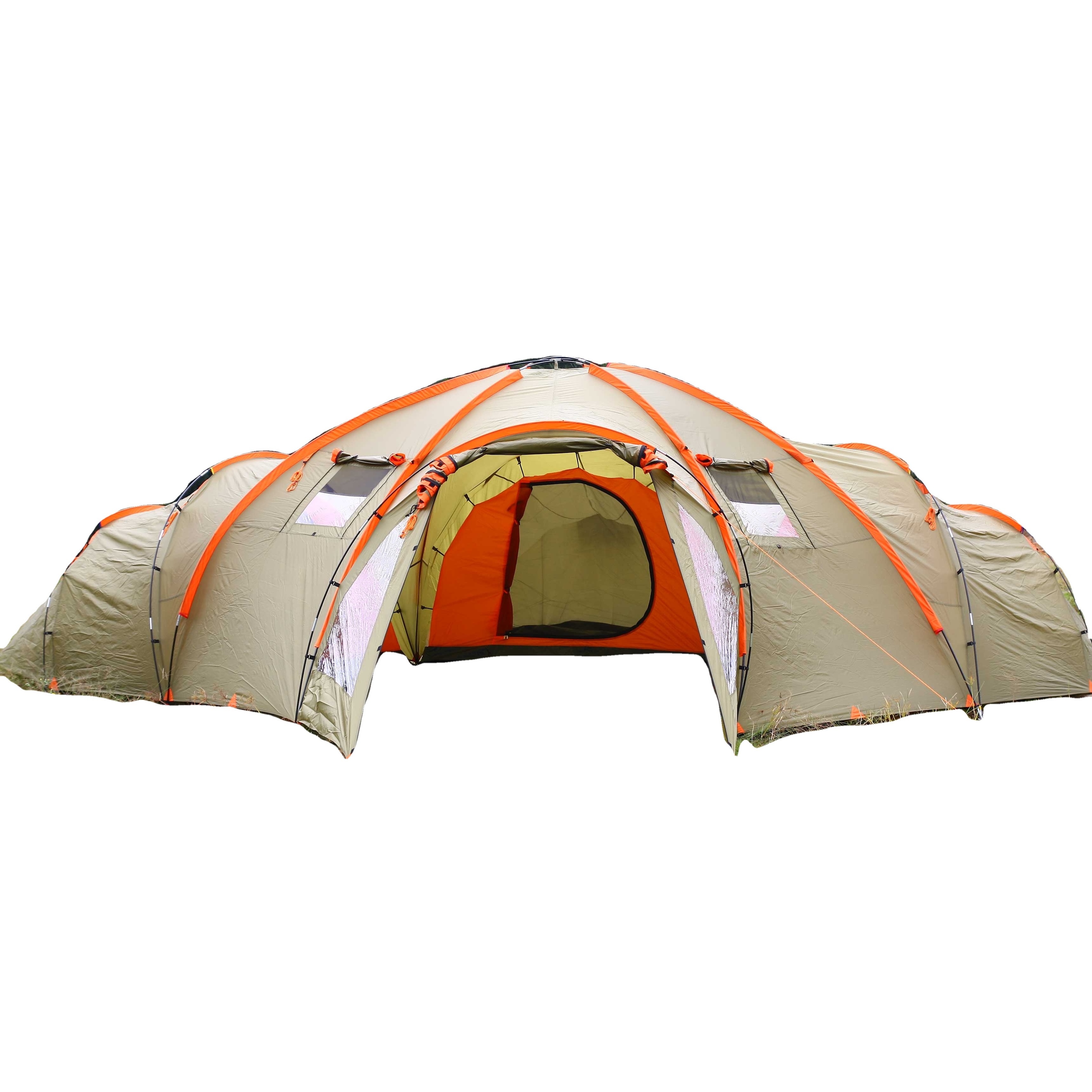 Wind Valley camping gear 4 Season Waterproof Custom Family Big Tents 8 10 12 Person 3 Room Large Luxury Outdoor Camping Tent