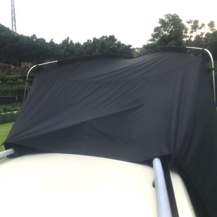 Wind Valley Car Sunshade Folded Portable Semi-automatic Carport Protection Windproof Umbrella Sun Proof Car Tent Canopy