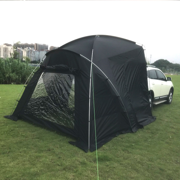 Wind Valley Car Sunshade Folded Portable Semi-automatic Carport Protection Windproof Umbrella Sun Proof Car Tent Canopy