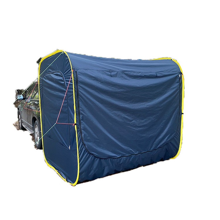 Outdoor Suv Car Rear Extension Tent Car Side Pop-up Camping Tent With Canopy Self-driving Tour Wilderness Anti-mosquito Sunshade