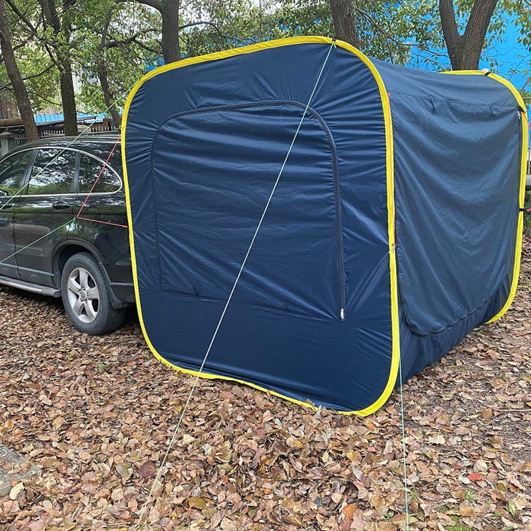 Outdoor Suv Car Rear Extension Tent Car Side Pop-up Camping Tent With Canopy Self-driving Tour Wilderness Anti-mosquito Sunshade