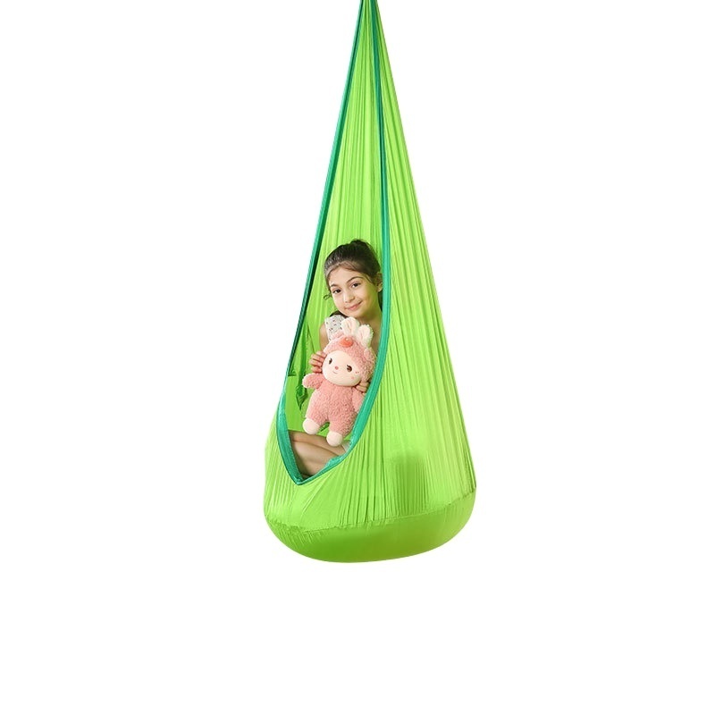 2024 Hot Sale Children's Suspension Chair with Inflatable Cushion Kids swing hanging chair camping gear