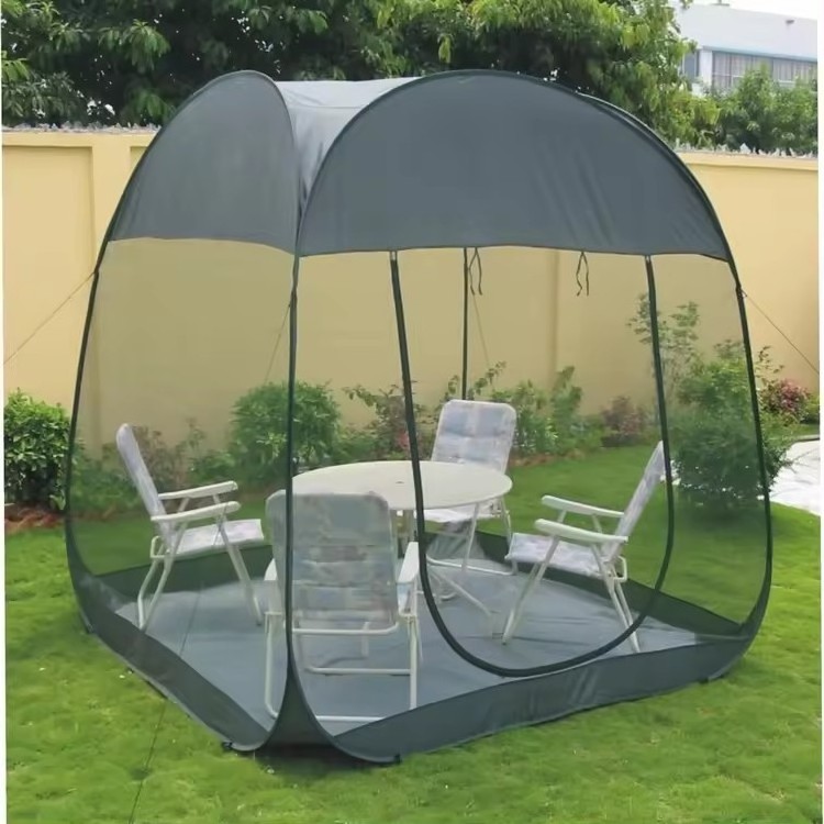 Outdoor Light Weight pop up screen room large mosquito net Shelter tent Canopy with floor