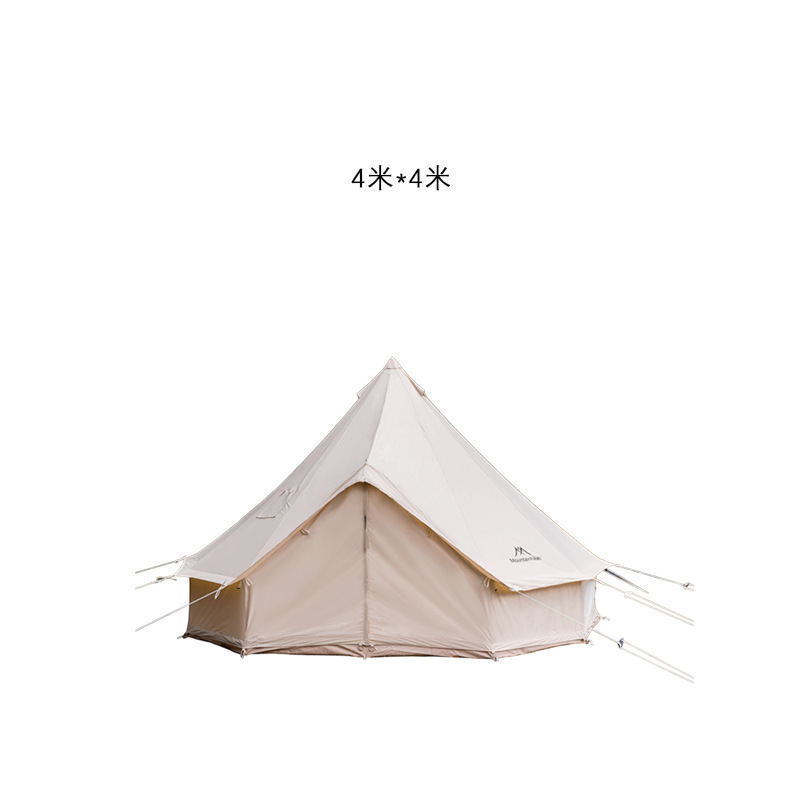 Wind Valley Classic Luxury 4-Season Waterproof  Bell Tent 5m Supply Outdoor arabic Cotton Canvas 4m 5m Bell Tent Glamping  For Sale