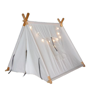 Wind Valley Indoor Outdoor Foldable Children Sleeping Canvas Tent For Kids Wholesale Teepee Tent