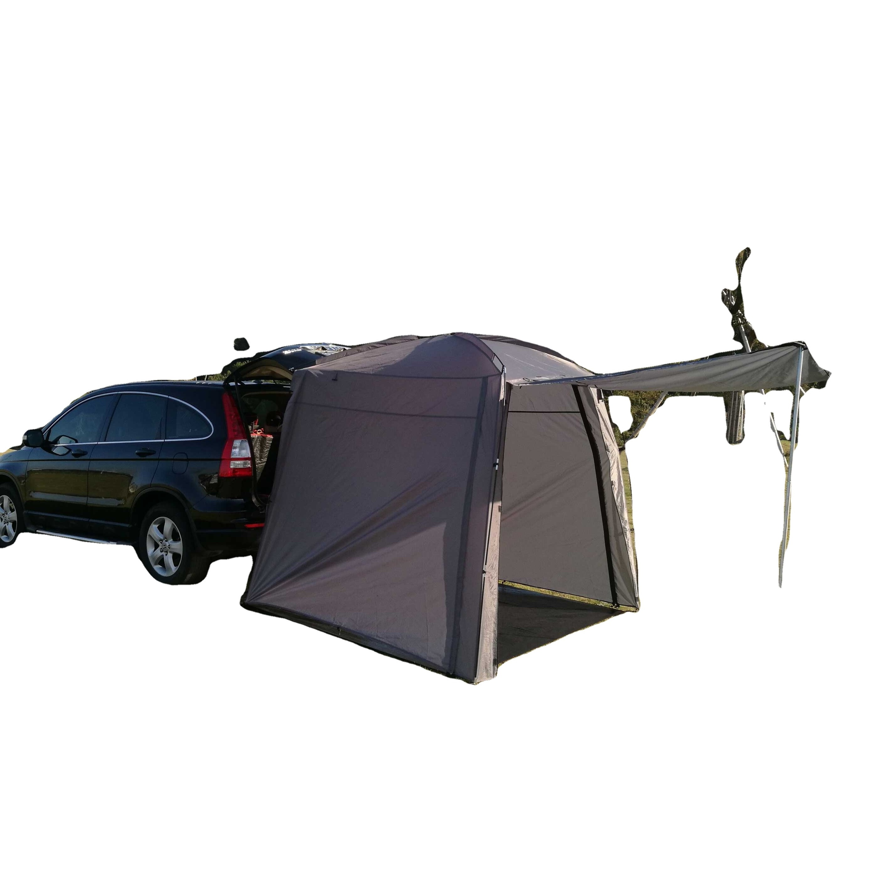 Wind Valley Korea Popular 0utdoor Portable  Family Car Rear Tent Multi-person Rainproof Car Awning Tent