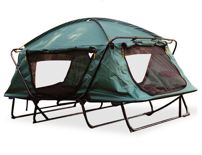 Wind Valley outdoor Camping gear double layer Elevated off-ground folding above ground sleeping bed Tent cot