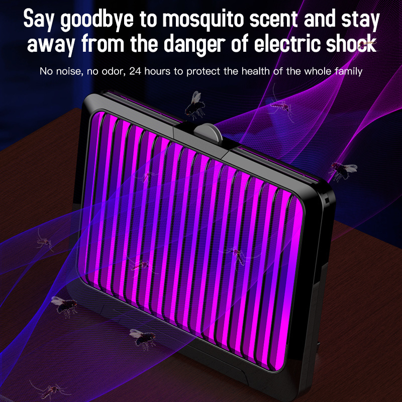 New Design Sticky mosquito trap lamp purple light baiting flies buy zapper 2 in 1 strong adhesion for mosquitoes and flies