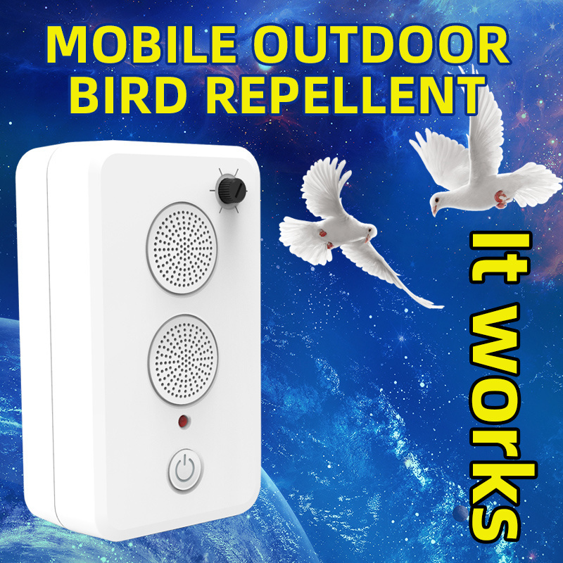 China factory bird ultrasound repellant   reflective sound bird repeller   360 magnetic bird repeller for outdoor use