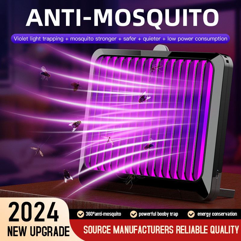 New Design Sticky mosquito trap lamp purple light baiting flies buy zapper 2 in 1 strong adhesion for mosquitoes and flies