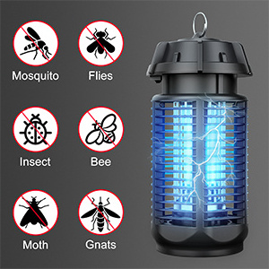 Factory supply Electric Mosquito Killer Trap  Safe Mosquito Killer Lamp  Led Mosquito Light Insect Killer Indoor / Outdoor