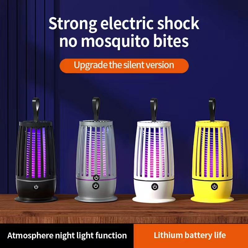 Effective  Rechargeable USB Photocalyst Bug Zapper High Voltage Transformer Electric UV Mosquito trap Killer Lamp