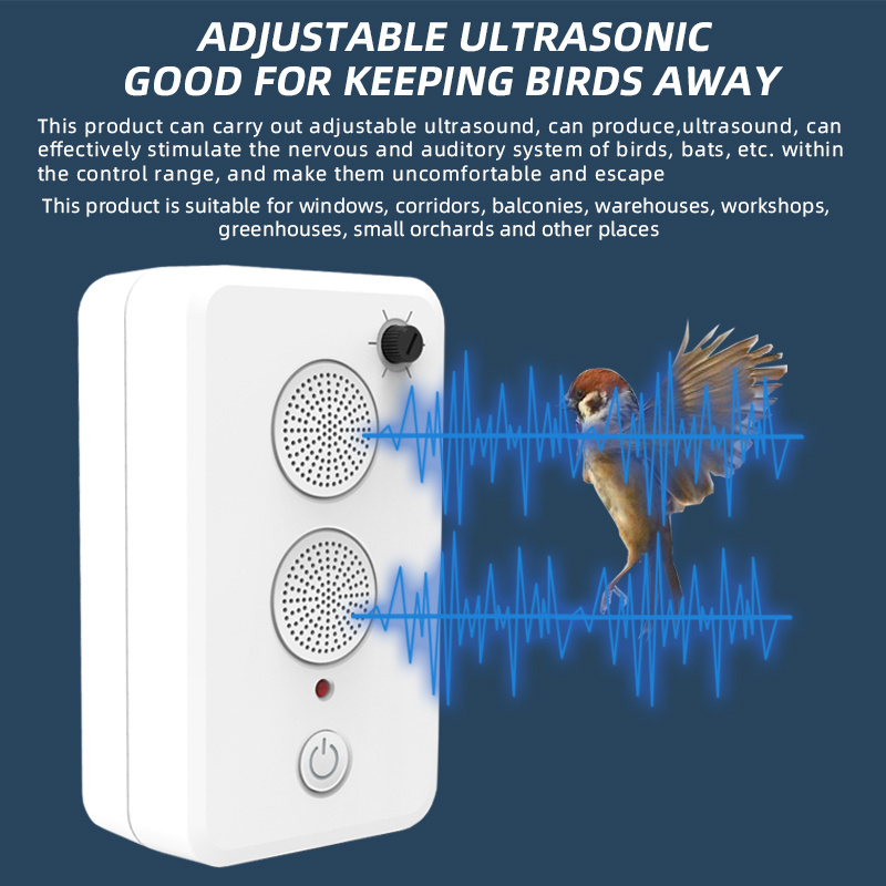 China factory bird ultrasound repellant   reflective sound bird repeller   360 magnetic bird repeller for outdoor use