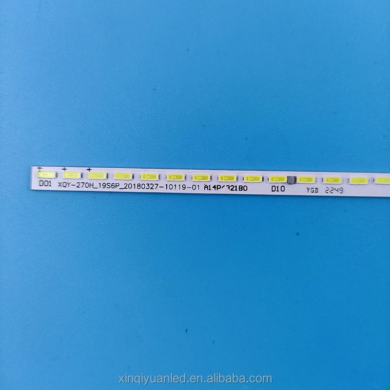 27 inch LED TV light strip XQY-270H_ 19S6P_ 20180327-10119-01 Side Entry LCD Backlight 4014 Beads 114 Lamp 2P Interface