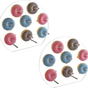 Wedding Birthday Party Display Decor Donut Lollipop Sticks Acrylic Candy Stands Ice Cream Holders