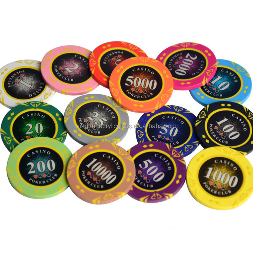 Infrared Cheap Price Custom Number Coin Poker Chips Western Time Card Pcs Color Material Multi Origin Clay Ceramic Poker Chip