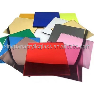 Golden Acrylic Sheet Mirror Gold 1mm 2mm 3mm 4mm 5mm Thick 4x8ft Pmma Color Silver Gold Rose Acrylic Plastic Mirror Sheet