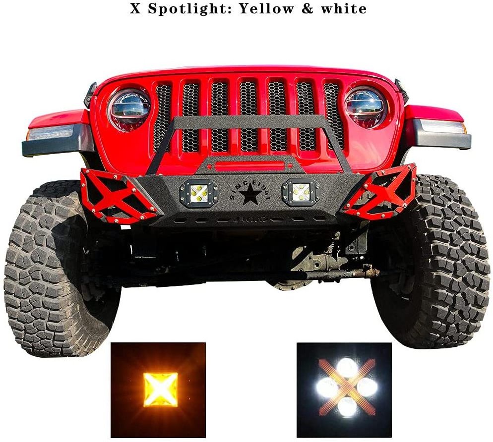 Front Bumper Protect Guard for Jeep Wrangler JL Rubicon 2007-present Accessories Parts