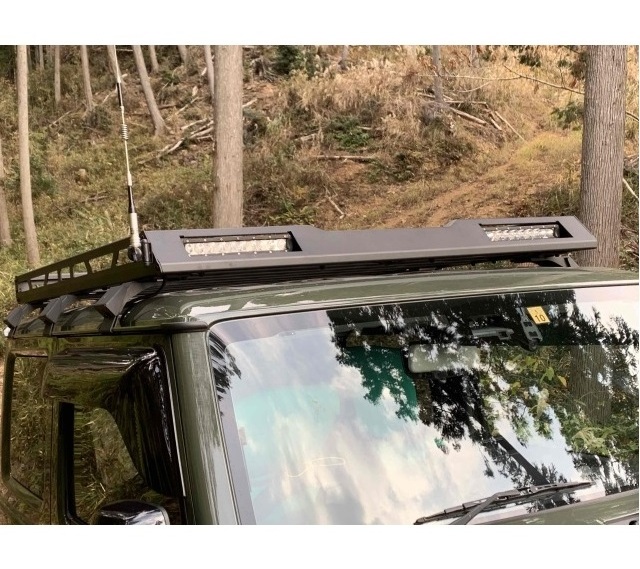 Jimny 2018 2019 2020 2021 IN STOCK Aluminum Alloy Roof Rack with light for Suzuki Jimny  JB74 JB64 JB74W JB64W 2018-2021