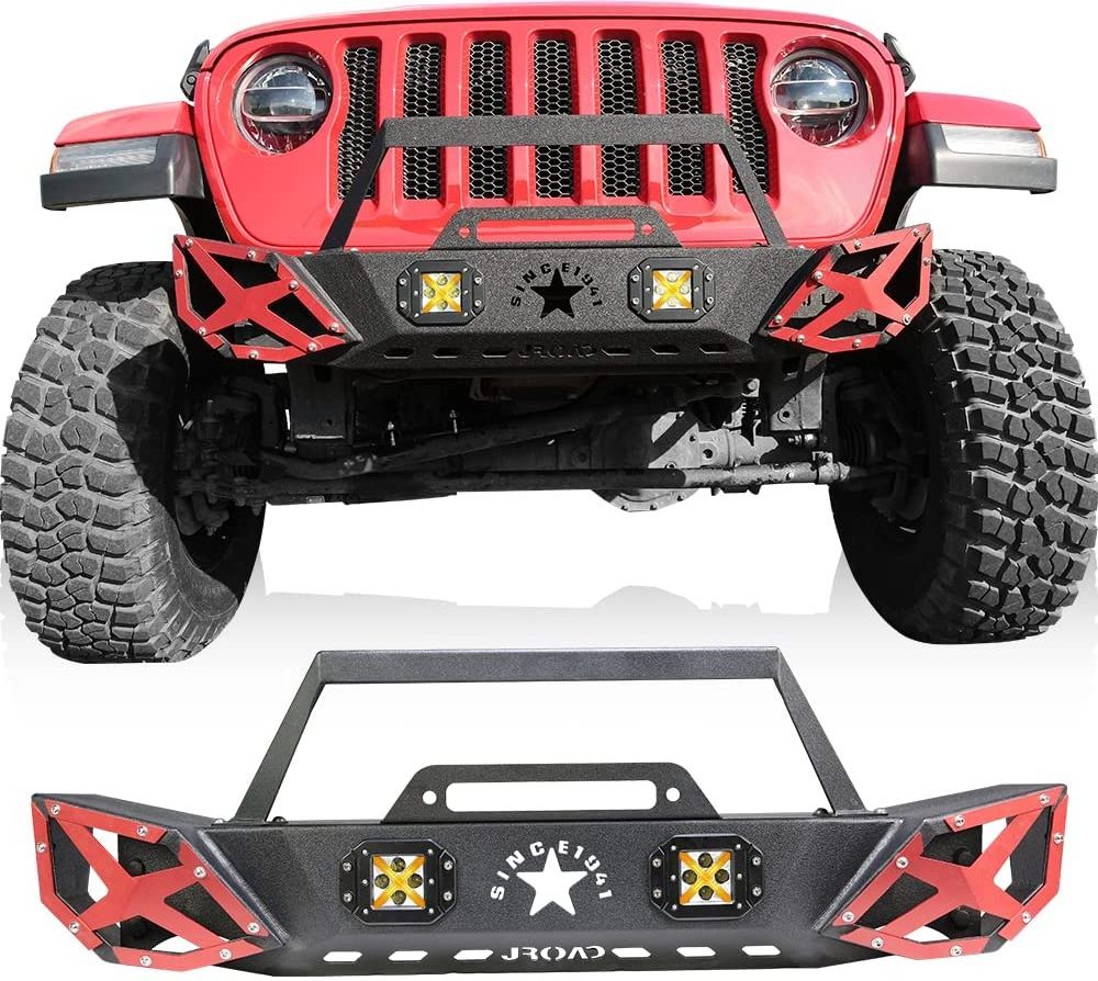 Front Bumper Protect Guard for Jeep Wrangler JL Rubicon 2007-present Accessories Parts