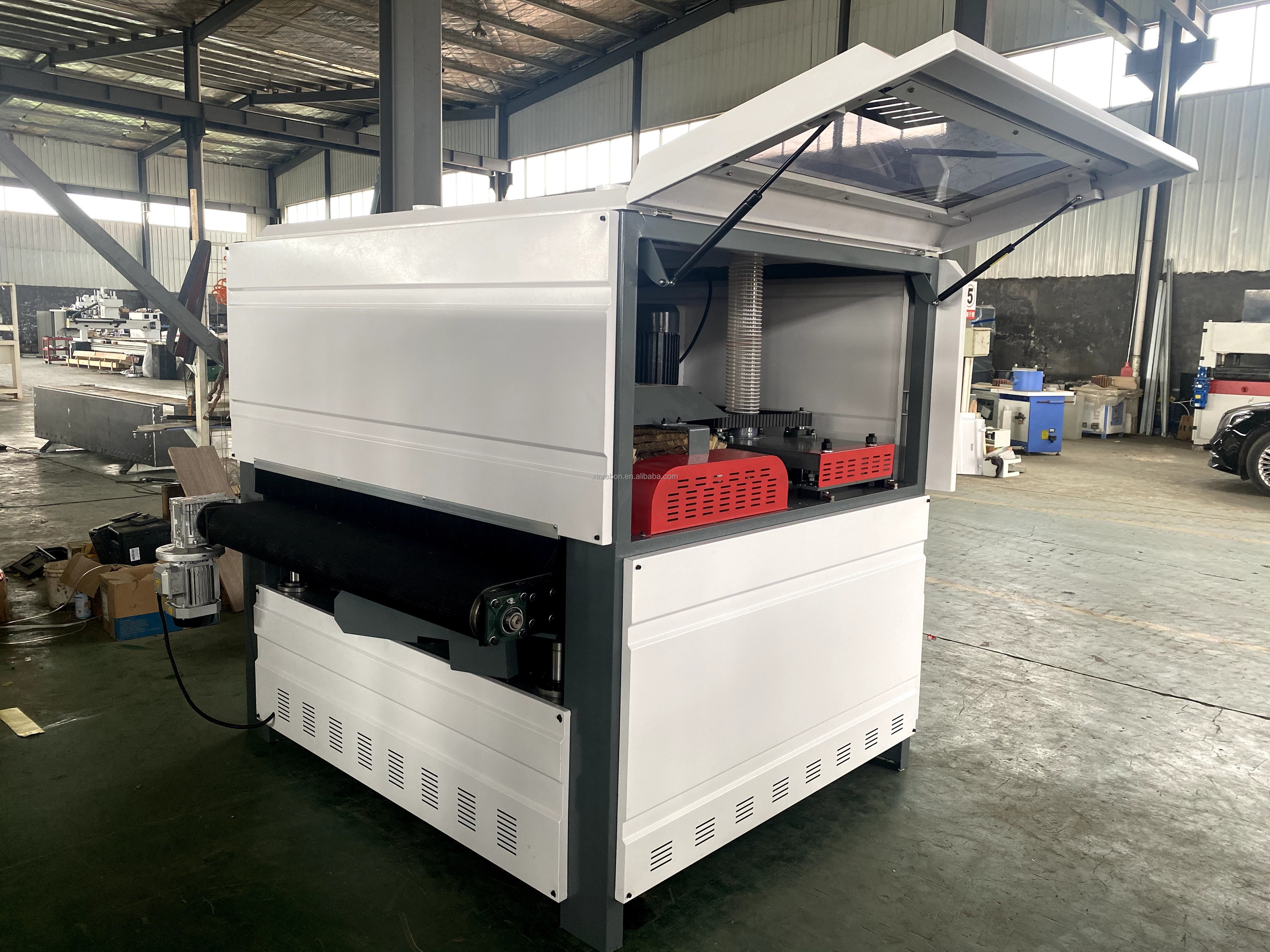 New Arrival Automatic Wood Solid Brush Polishing Machine