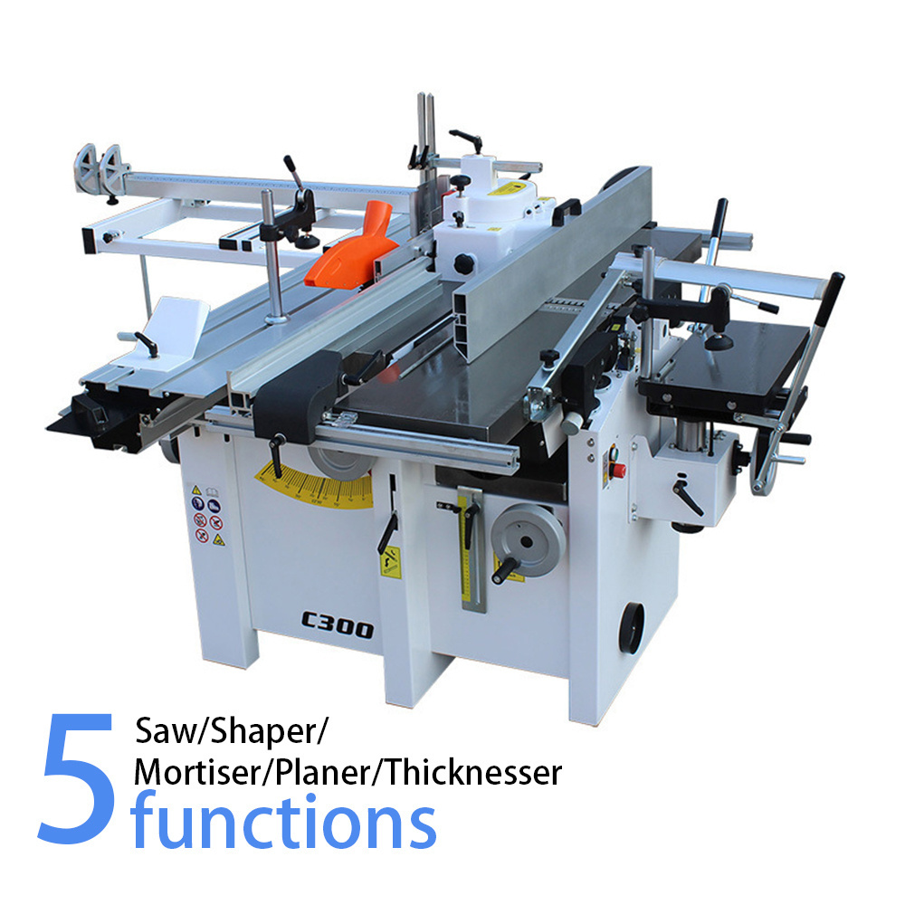 3 in 1  Or 5 in 1 Multifunction Table Saw combination wood working machine combined woodworking machine