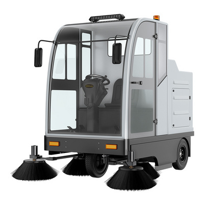 S9 Ride-on Sweeper Driving Sweeper Multifunctional Sweeper Electric Factory Workshop Street Cleaning and Sanitation Vehicle