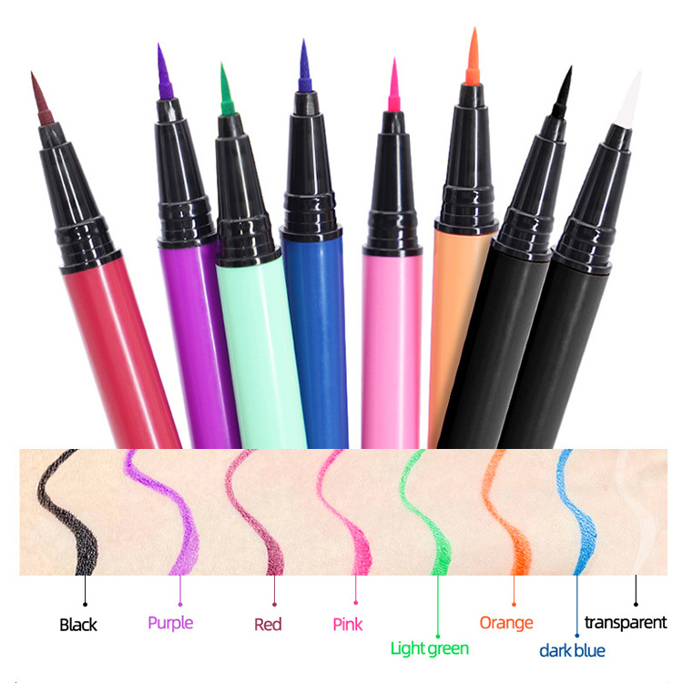 Custom private label color strip eyelash glue pen strong vegan magnetic waterproof false eyelash adhesive lash liner glue