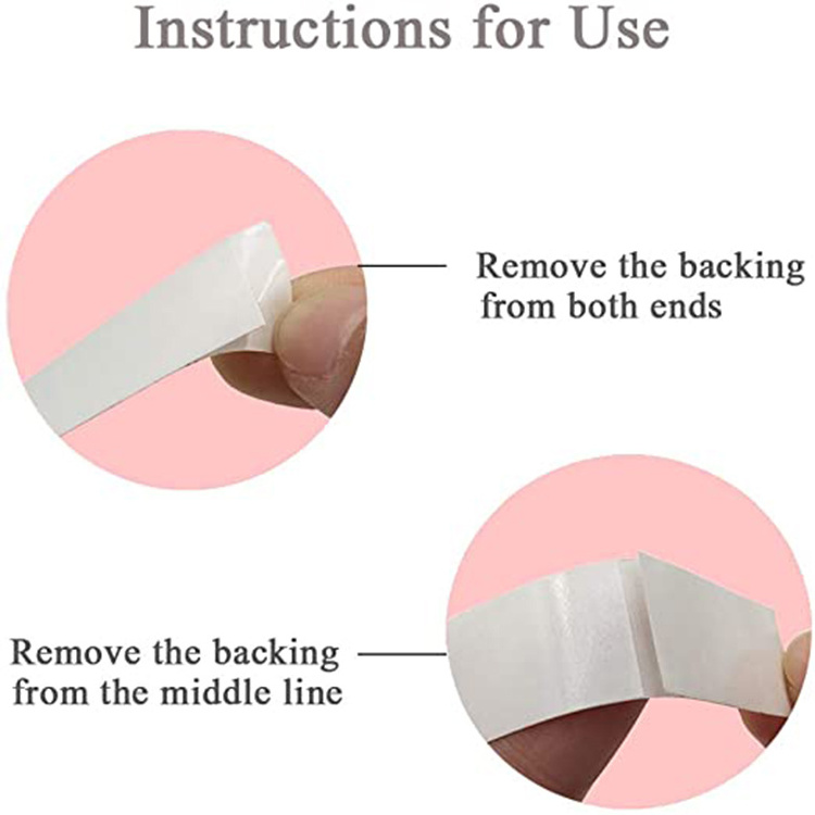 Prevent dress slip invisible double-sided sticky tape for women fashion  disposable tape