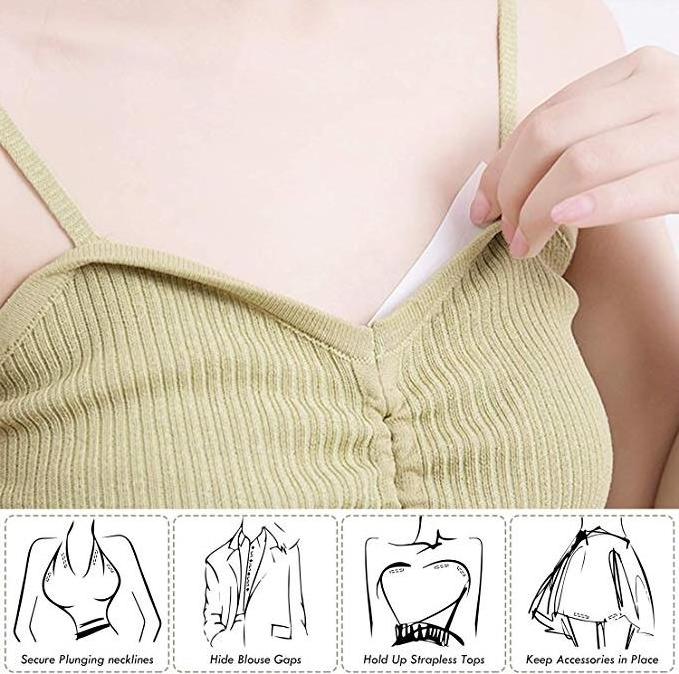 Prevent dress slip invisible double-sided sticky tape for women fashion  disposable tape