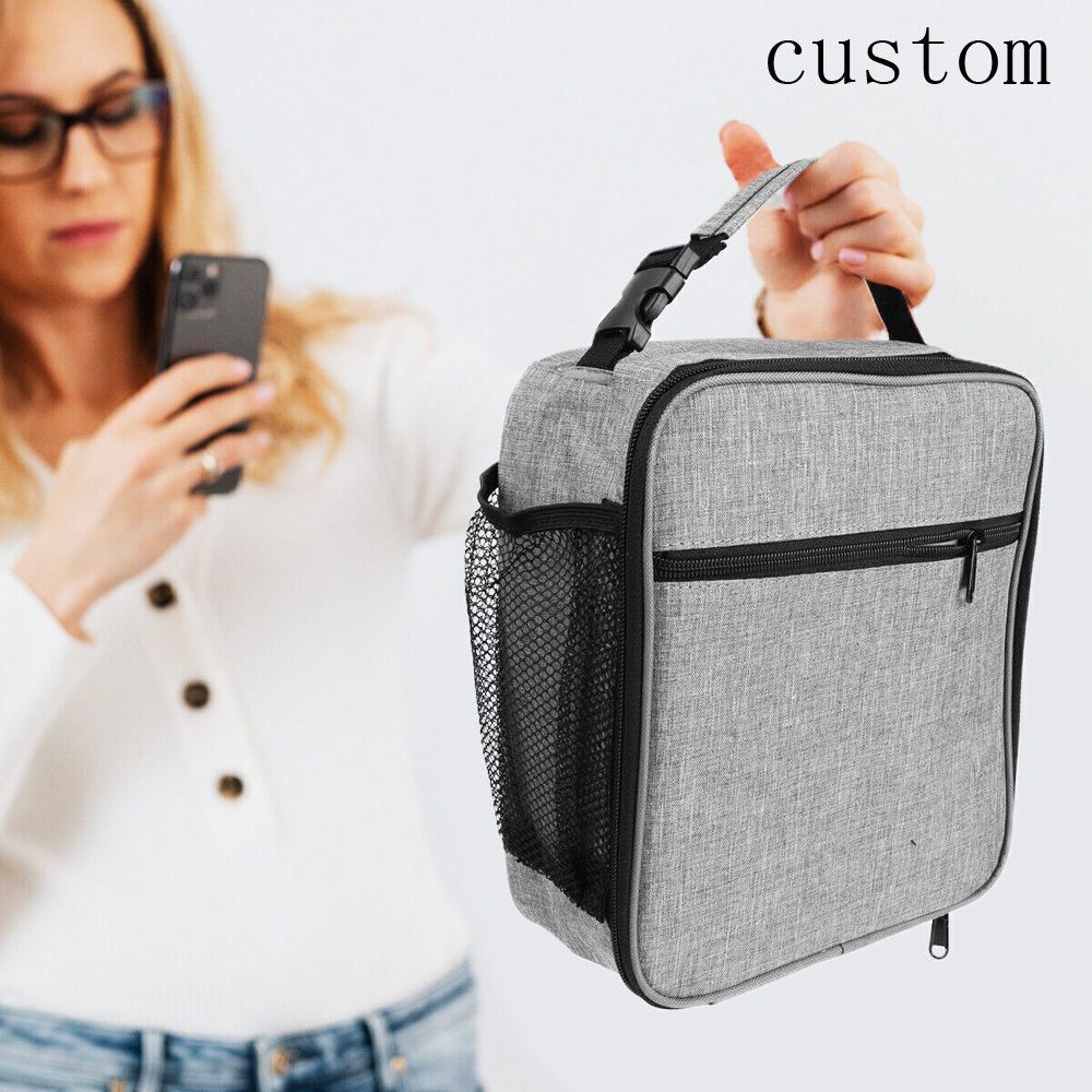 Custom Thermal Insulated Lunch Bag Cool Bag Picnic Adult Kids Food Storage Lunch Box Outdoor Cooler Bag Wholesales By  Factory